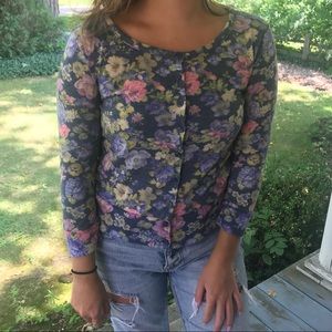 Floral cardigan